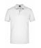 Heren Men's Elastic Polo Piqué Wit 8384