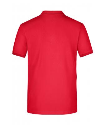 Homme Polo homme maille piquée élastique Rouge 8384