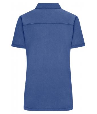 Damen Ladies' Polo Navy/white-light-blue 8423