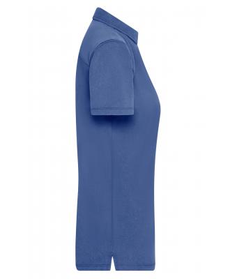 Dames Ladies' Polo Navy/wit-lichtblauw 8423