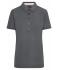 Dames Ladies' Polo Grafiet/wit-rood 8423