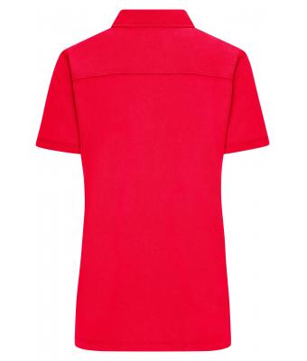 Damen Ladies' Polo Red/blue-white 8423