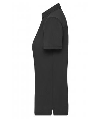 Damen Ladies' Polo Black/white-titan 8423