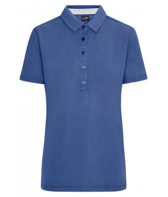 Femme Polo femme Marine/blanc-bleu-clair 8423