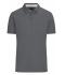 Homme Polo homme Graphite / blanc - rouge 8424