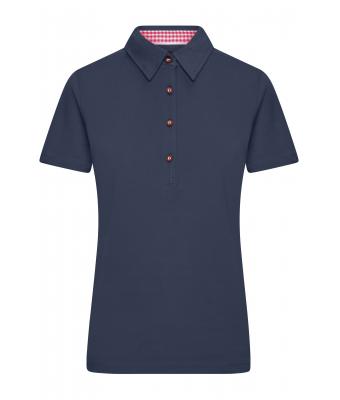 Ladies Ladies' Traditional Polo Navy/red-white 8449