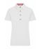 Damen Ladies' Traditional Polo White/red-white 8449