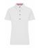 Damen Ladies' Traditional Polo White/purple-white 8449