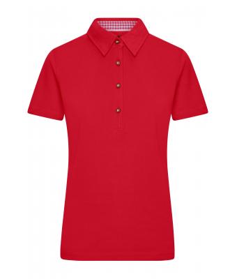 Ladies Ladies' Traditional Polo Red/red-white 8449