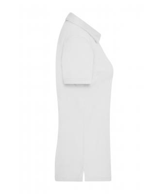 Dames Ladies' Traditional Polo Wit/paars-wit 8449