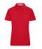 Femme Polo traditionnel femme Rouge/rouge-blanc 8449