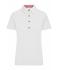 Femme Polo traditionnel femme Blanc/rouge-blanc 8449