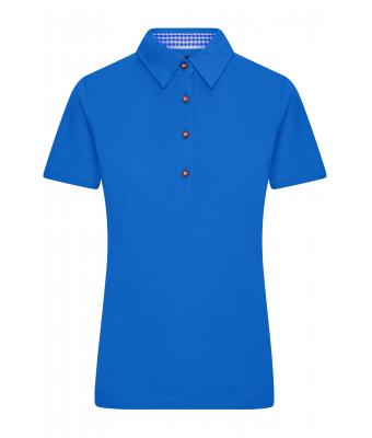 Femme Polo traditionnel femme Royal/royal-blanc 8449