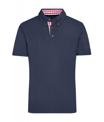 Herren Men's Traditional Polo Navy/red-white 8450