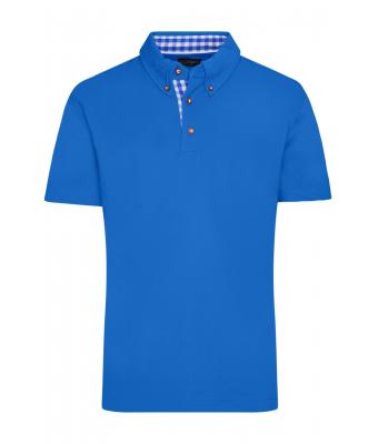 Heren Men's Traditional Polo Royal/royal-wit 8450