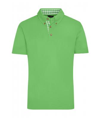 Heren Men's Traditional Polo Lime/lime-wit 8450