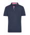 Heren Men's Traditional Polo Navy/rood-wit 8450