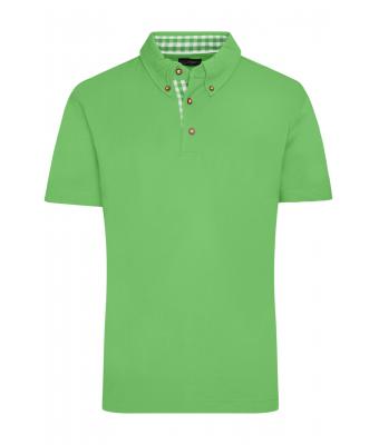 Herren Men's Traditional Polo Lime-green/lime-green-white 8450
