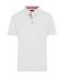 Homme Polo traditionnel homme Blanc/rouge-blanc 8450