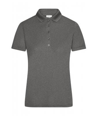 Damen Ladies' Active Polo Dark-melange 8575