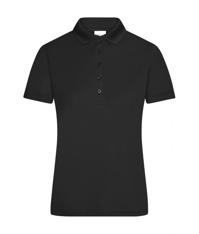 Damen Ladies' Active Polo Black 8575
