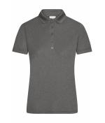 Damen Ladies' Active Polo Dark-melange 8575