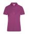 Femme Polo micro polyester femme Pourpre 8575
