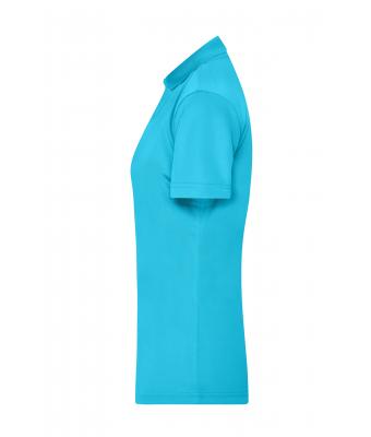 Femme Polo micro polyester femme Turquoise 8575