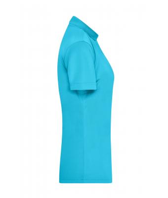 Femme Polo micro polyester femme Turquoise 8575