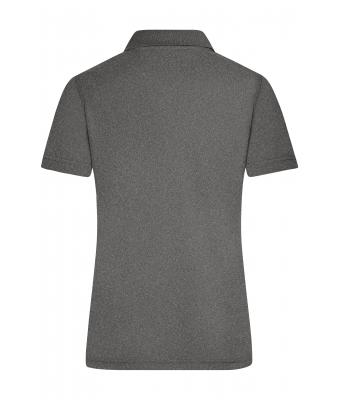 Femme Polo micro polyester femme Mélange-foncé 8575