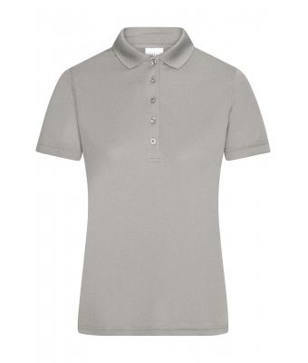 Femme Polo micro polyester femme Mélange-clair 8575