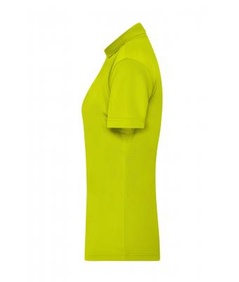 Femme Polo micro polyester femme Jaune-acide 8575