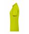 Femme Polo micro polyester femme Jaune-acide 8575