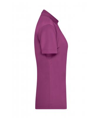 Femme Polo micro polyester femme Pourpre 8575