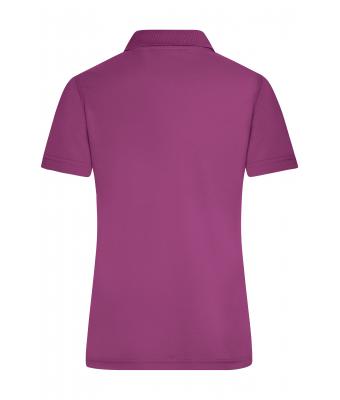 Femme Polo micro polyester femme Pourpre 8575