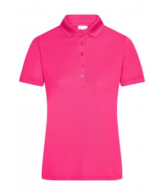 Femme Polo micro polyester femme Rose-vif 8575