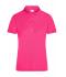 Femme Polo micro polyester femme Rose-vif 8575