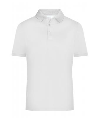 Homme Polo micro polyester homme Blanc 8576