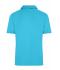 Homme Polo micro polyester homme Turquoise 8576