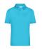Homme Polo micro polyester homme Turquoise 8576