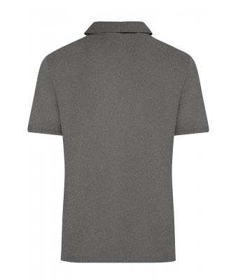 Homme Polo micro polyester homme Mélange-foncé 8576