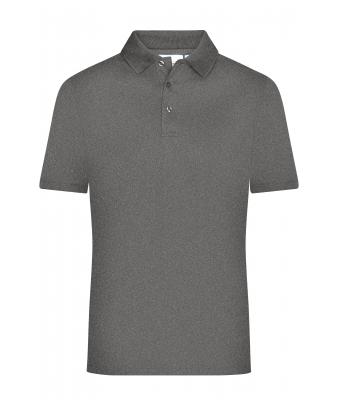 Homme Polo micro polyester homme Mélange-foncé 8576