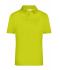 Homme Polo micro polyester homme Jaune-acide 8576