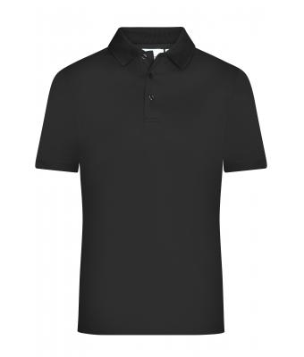Homme Polo micro polyester homme Noir 8576