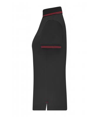 Ladies Ladies' Functional Polo Black/red 11457