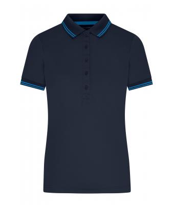 Damen Ladies' Functional Polo Navy/bright-blue 11457