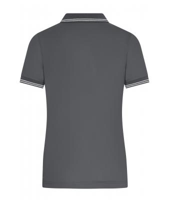 Damen Ladies' Functional Polo Graphite/white 11457