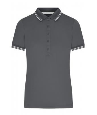 Damen Ladies' Functional Polo Graphite/white 11457