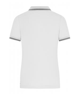 Femme Polo fonctionnel pour femmes Blanc/noir 11457