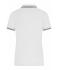 Femme Polo fonctionnel pour femmes Blanc/noir 11457